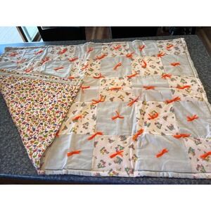 Handmade Quilt-lap or baby blanket-46x33